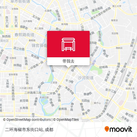 二环海椒市东街口站地图