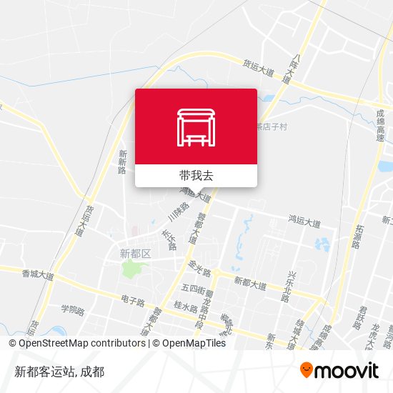 新都客运站地图