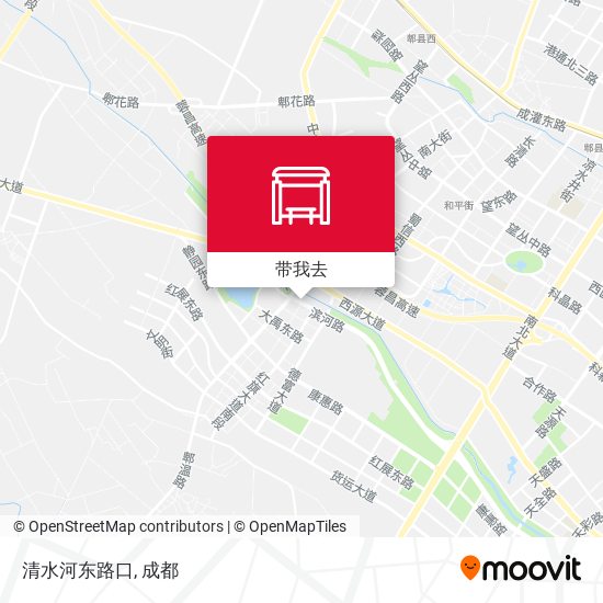清水河东路口地图