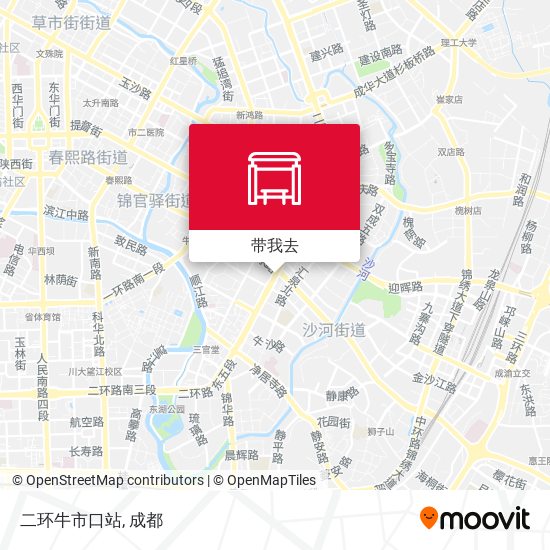 二环牛市口站地图