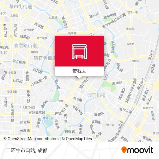 二环牛市口站地图