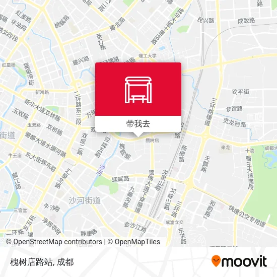 槐树店路站地图