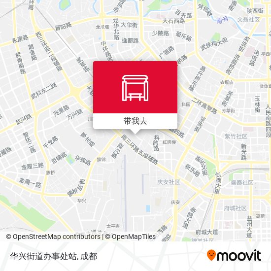 华兴街道办事处站地图