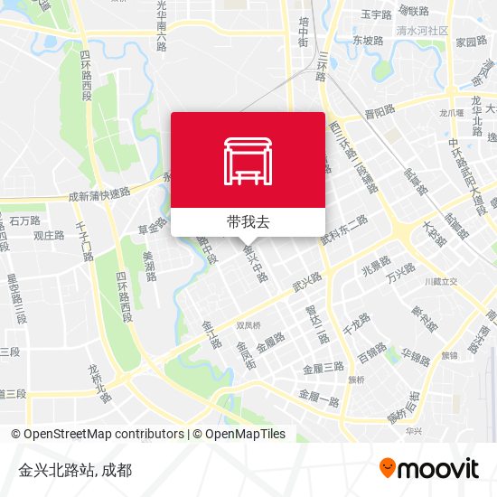 金兴北路站地图