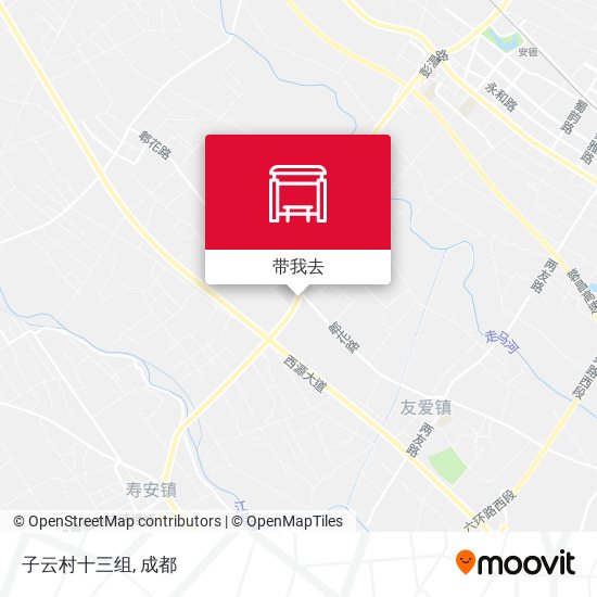 子云村十三组地图