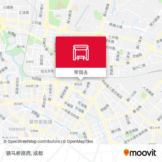 驷马桥路西地图