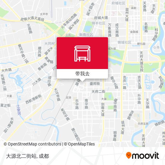 大源北二街站地图