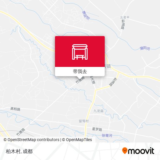 柏木村地图