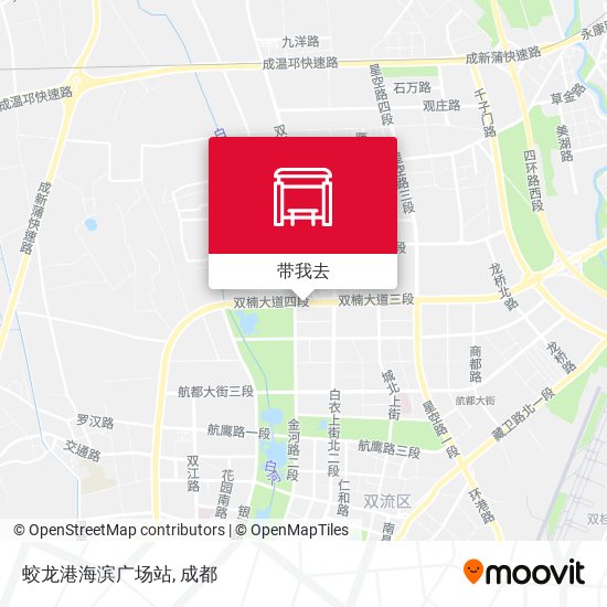 蛟龙港海滨广场站地图