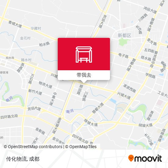 传化物流地图