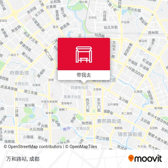 万和路站地图