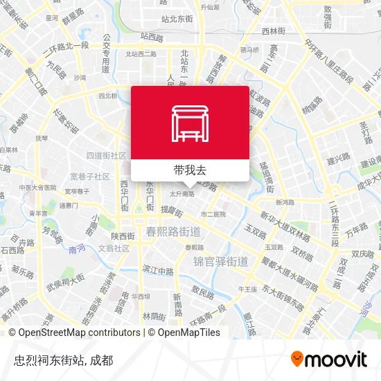 忠烈祠东街站地图