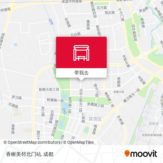 香榭美邻北门站地图