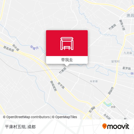 平康村五组地图