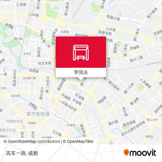 高车一路地图