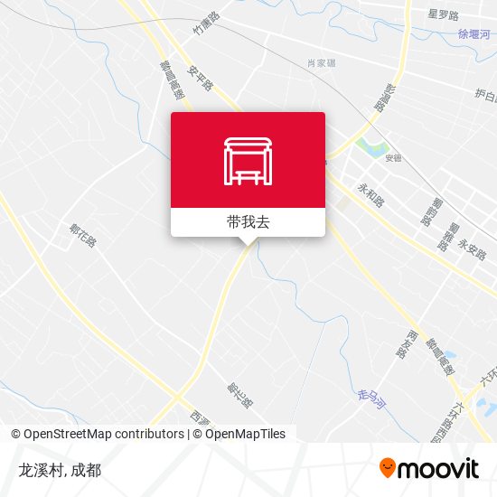 龙溪村地图