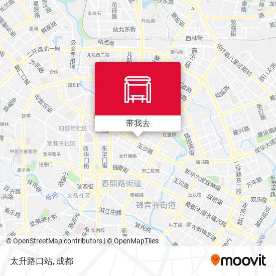 太升路口站地图