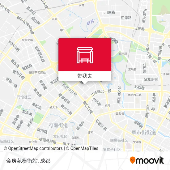 金房苑横街站地图
