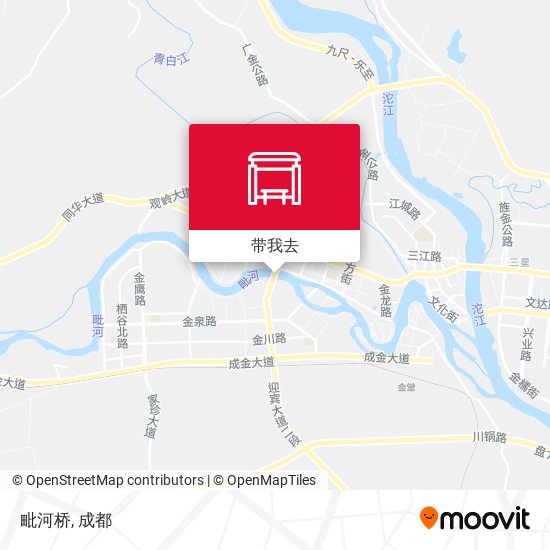 毗河桥地图