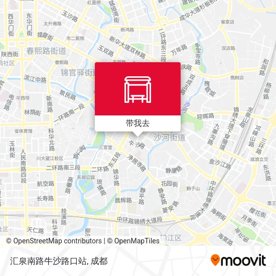 汇泉南路牛沙路口站地图