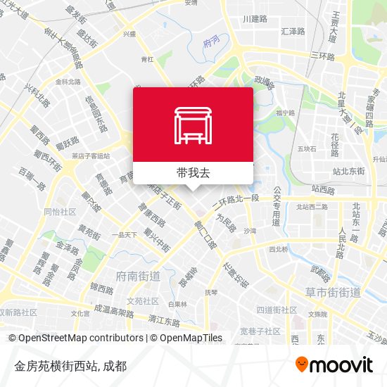 金房苑横街西站地图