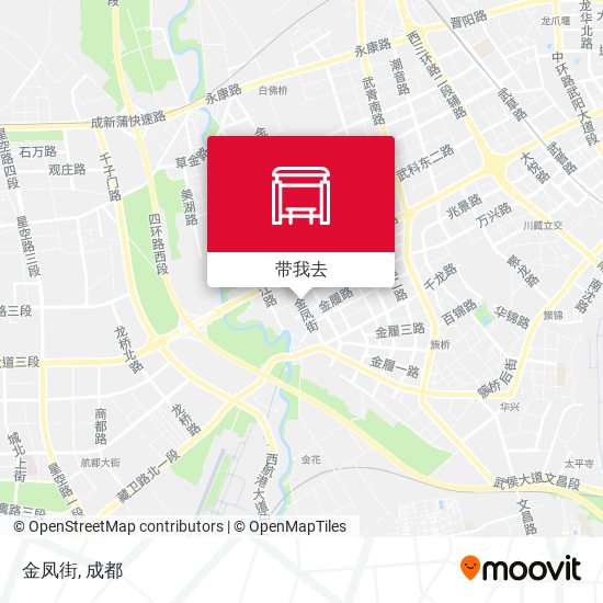 金凤街地图