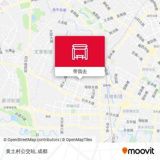 黄土村公交站地图