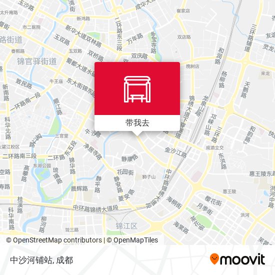 中沙河铺站地图