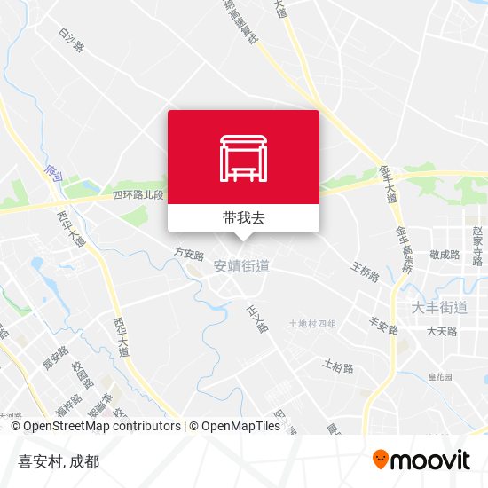 喜安村地图