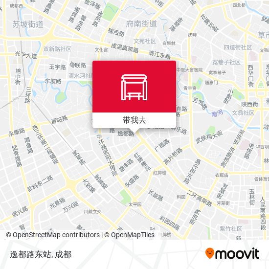 逸都路东站地图