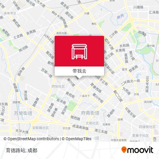 育德路站地图
