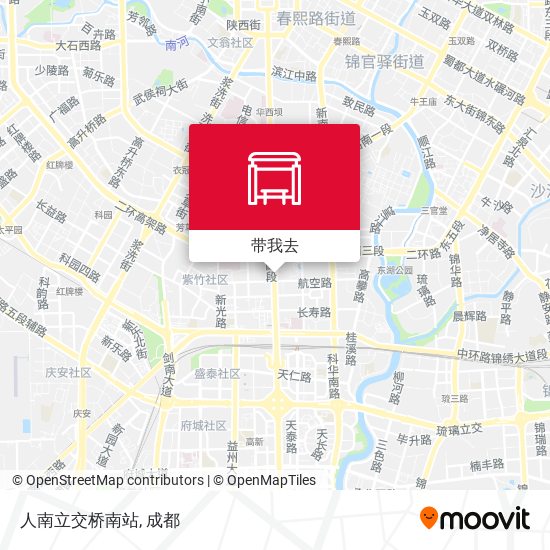 人南立交桥南站地图