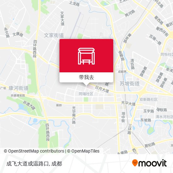 成飞大道成温路口地图