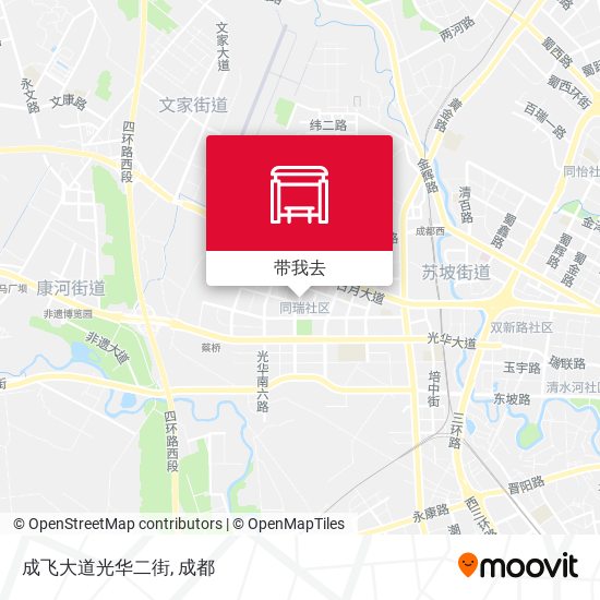 成飞大道光华二街地图