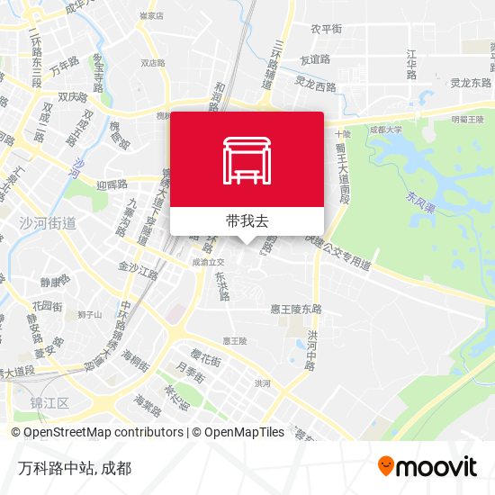 万科路中站地图