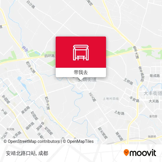 安靖北路口站地图
