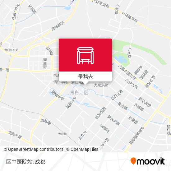 区中医院站地图