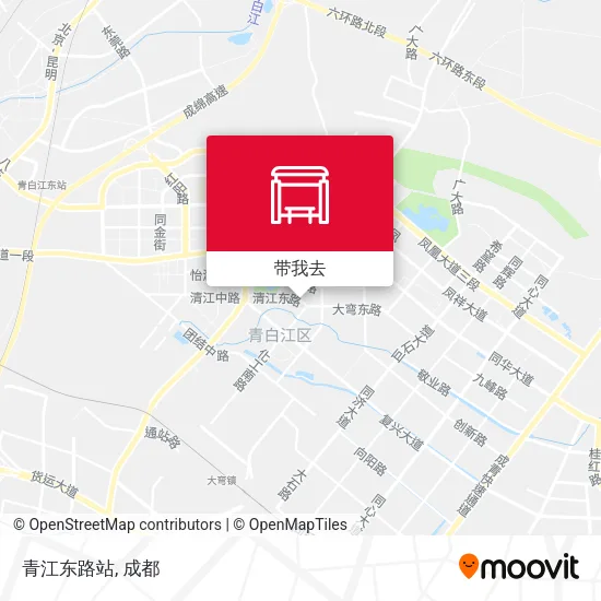 青江东路站地图