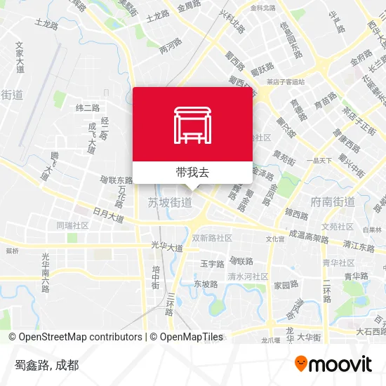 蜀鑫路地图