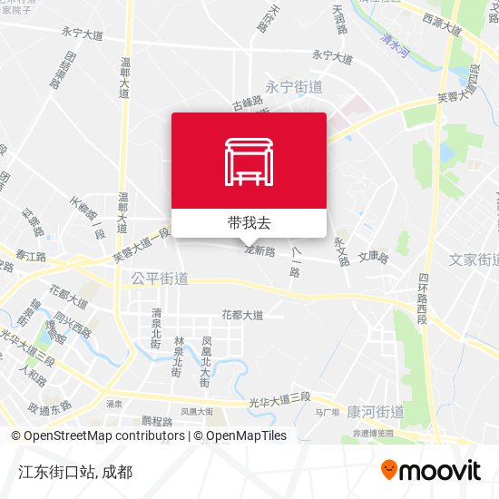 江东街口站地图