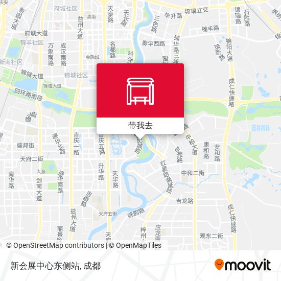 新会展中心东侧站地图