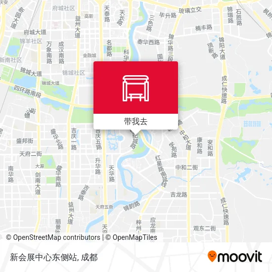 新会展中心东侧站地图