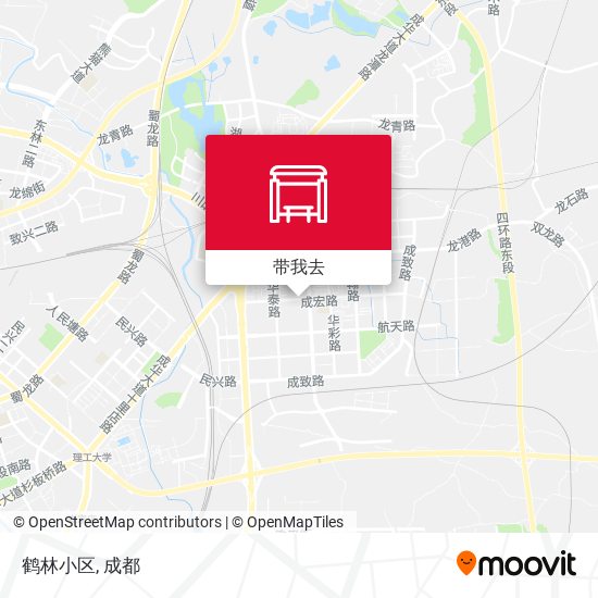 鹤林小区地图