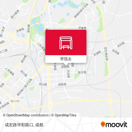 成宏路华彩路口地图