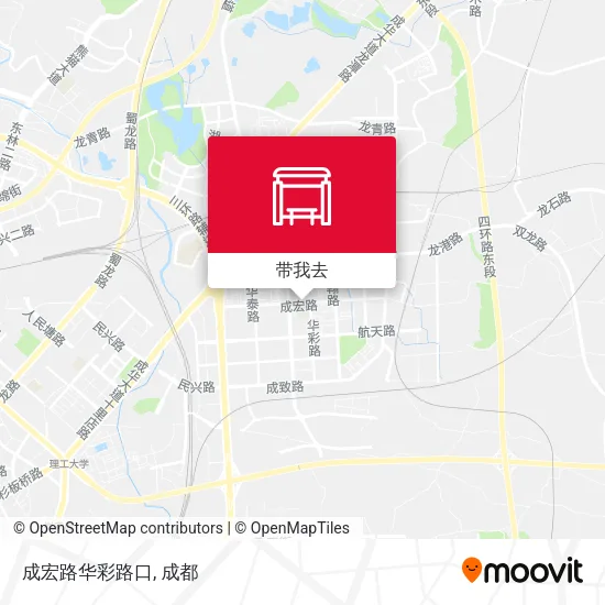 成宏路华彩路口地图