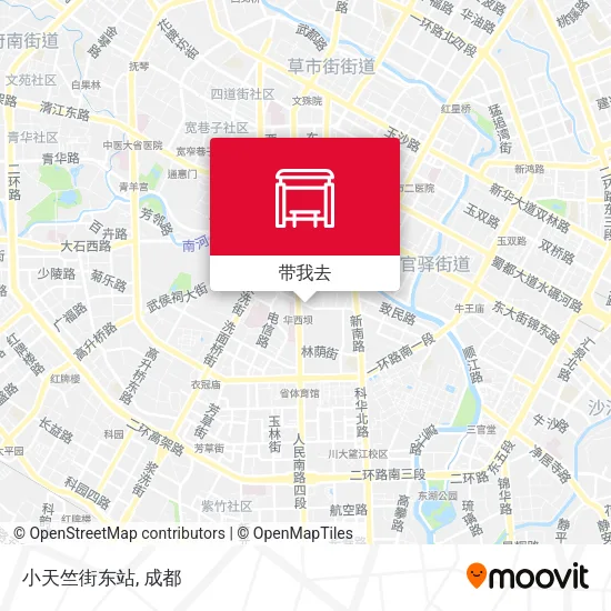 小天竺街东站地图