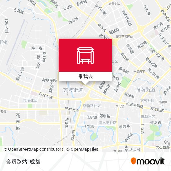 金辉路站地图