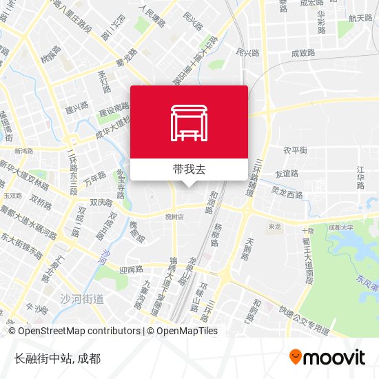 长融街中站地图