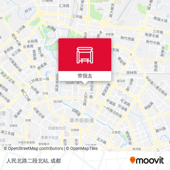 人民北路二段北站地图