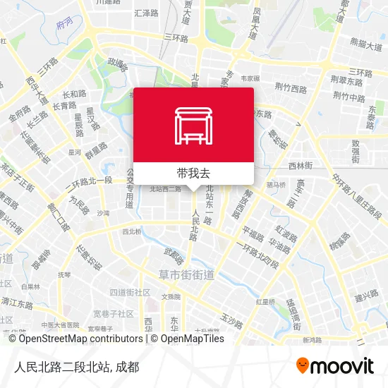人民北路二段北站地图